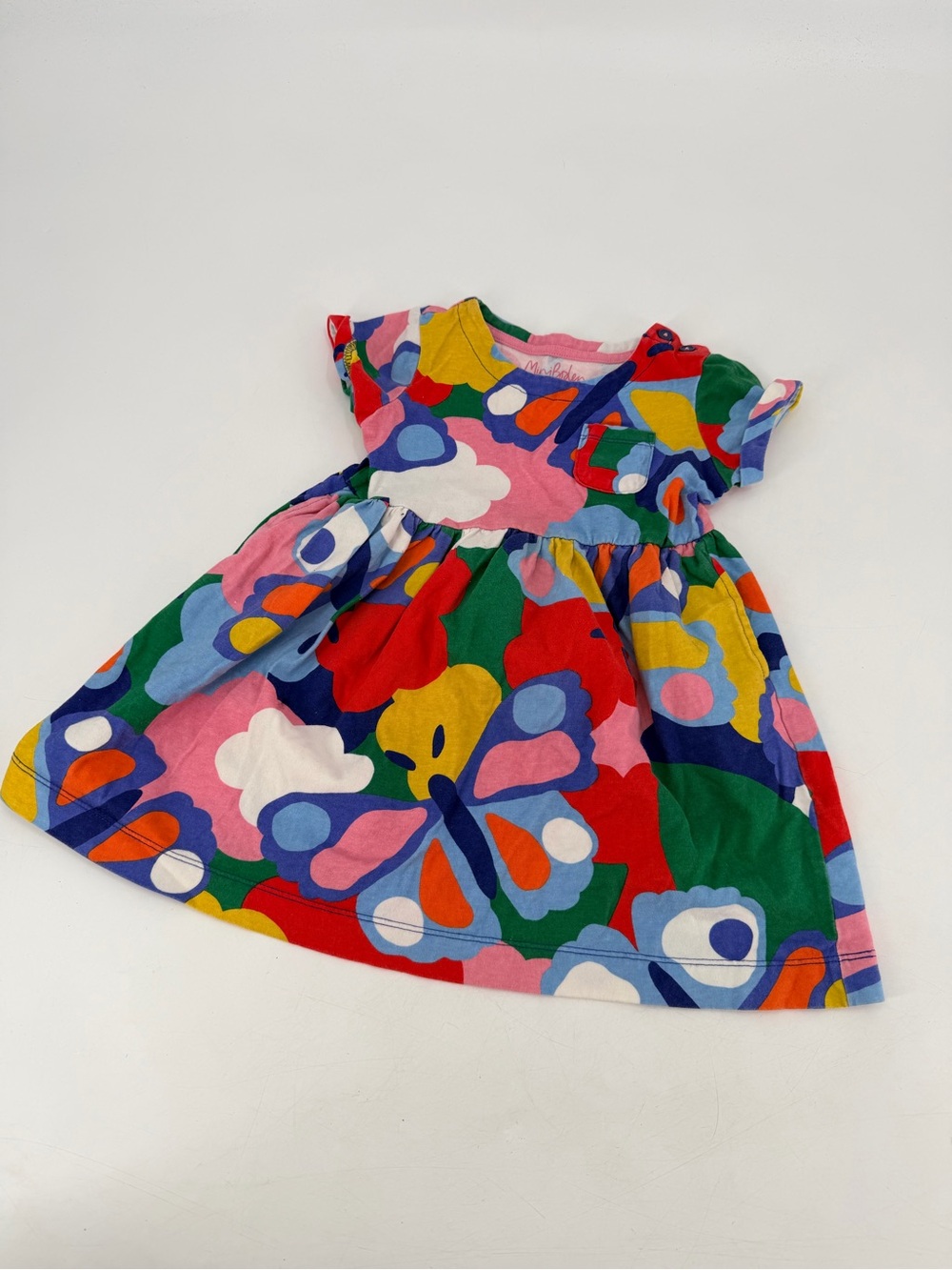 Mini Boden Floral Dress Girls Toddler 3 4